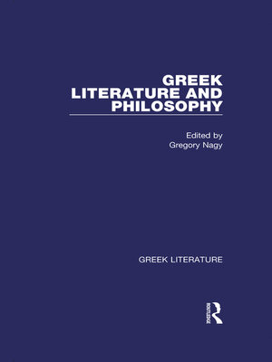 cover image of Greek Literature and Philosophy